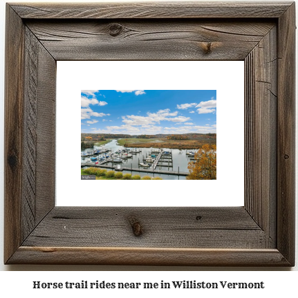 horse trail rides near me in Williston, Vermont